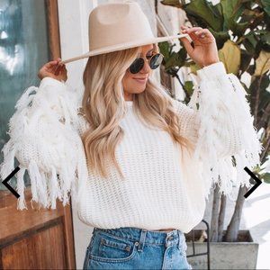 12th Tribe Rodeo Fringe Sweater